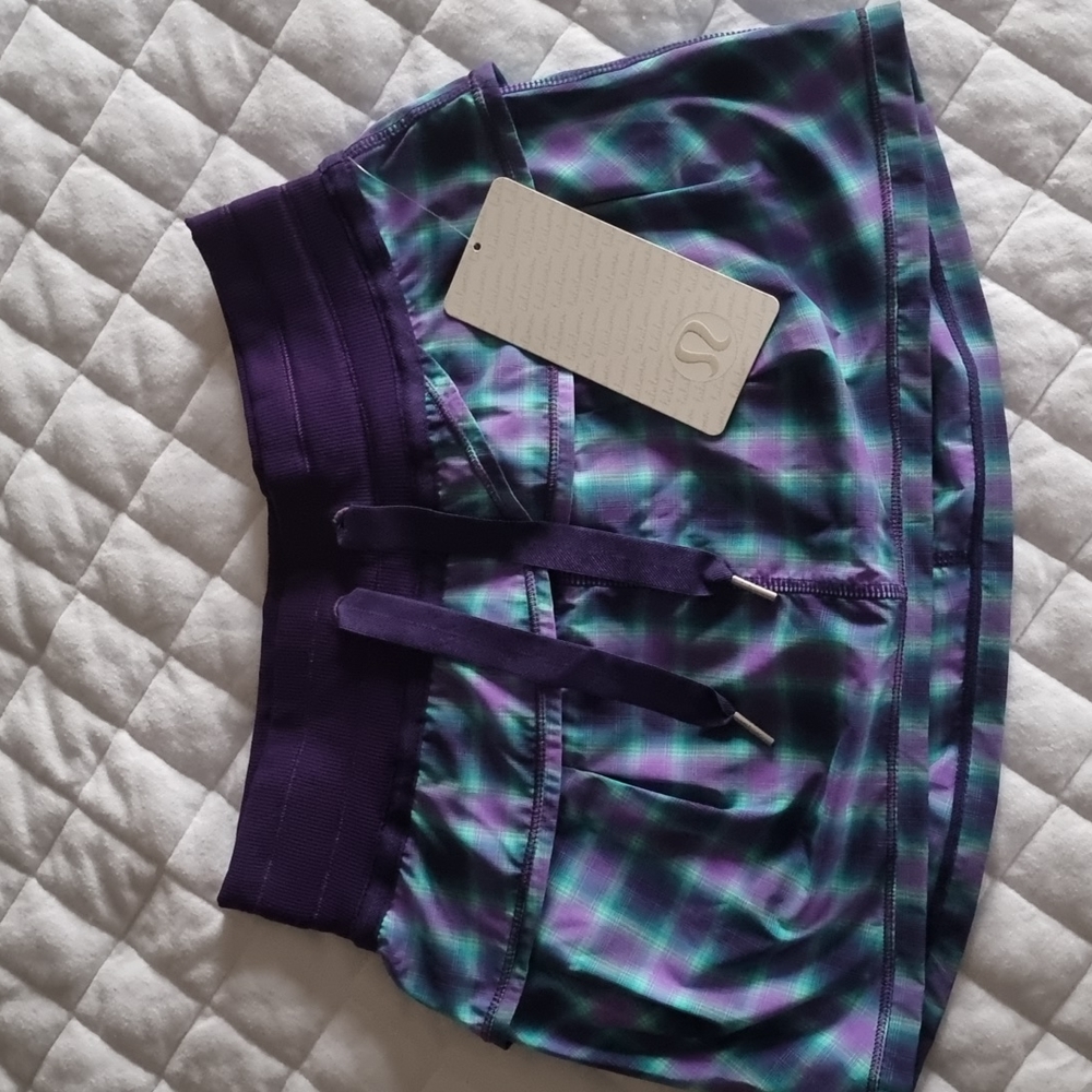 *Rare* BNWT Lululemon Run: Personal Best Plaid Skirt